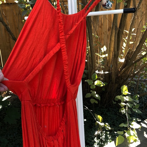 Orange maxi open back dress! - Picture 2 of 5
